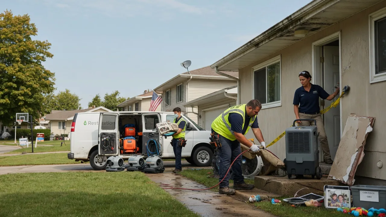 Water Damage Restoration in Fortville, IN near me